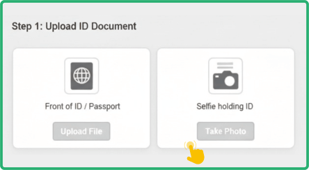 Confirm your new account by verifying information as requested