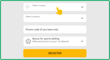 Register a new account and verify it