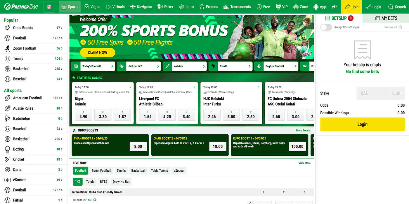 Premierbet Login via Website Premierbet Login via Website